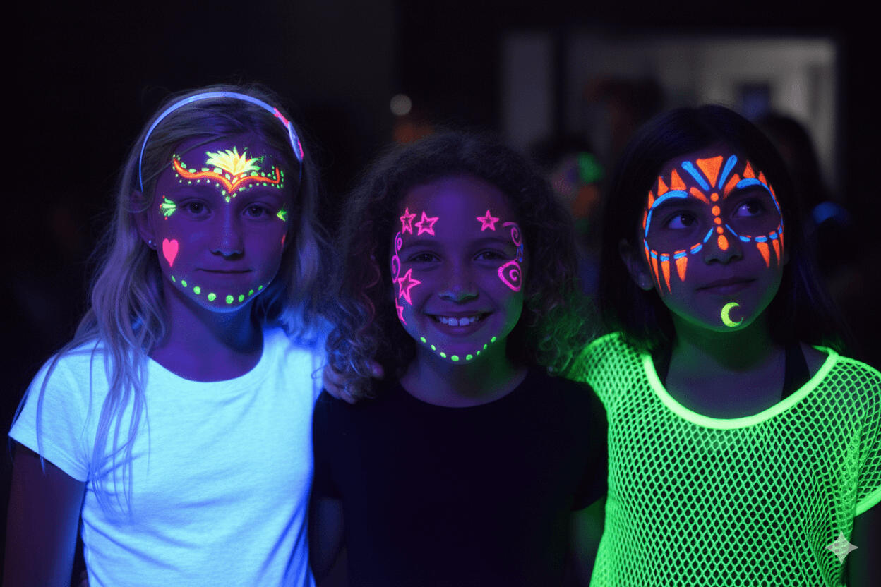 maquillaje para niños fluor